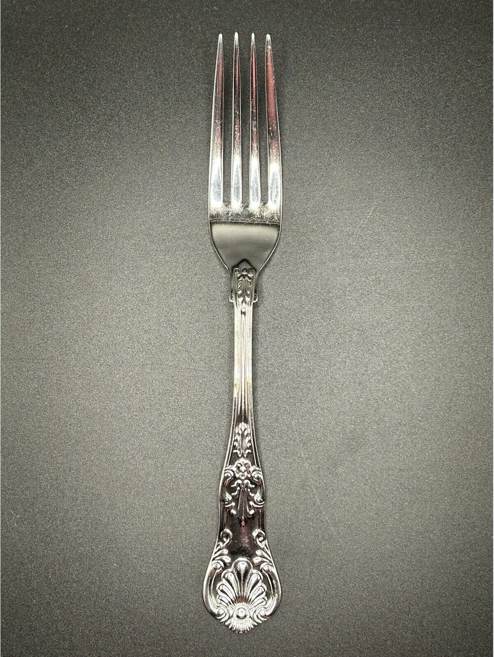 Vintage Set Of 4 Towle Hotel Kings Shell Dinner Forks Flatware